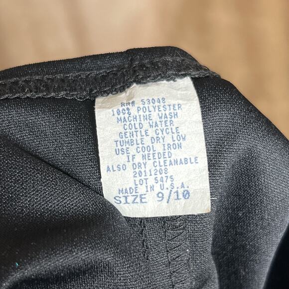 Vintage 90s Black Sleeveless Spaghetti Strap Maxi Shift Dress Square Neck Indie - Picture 3 of 8